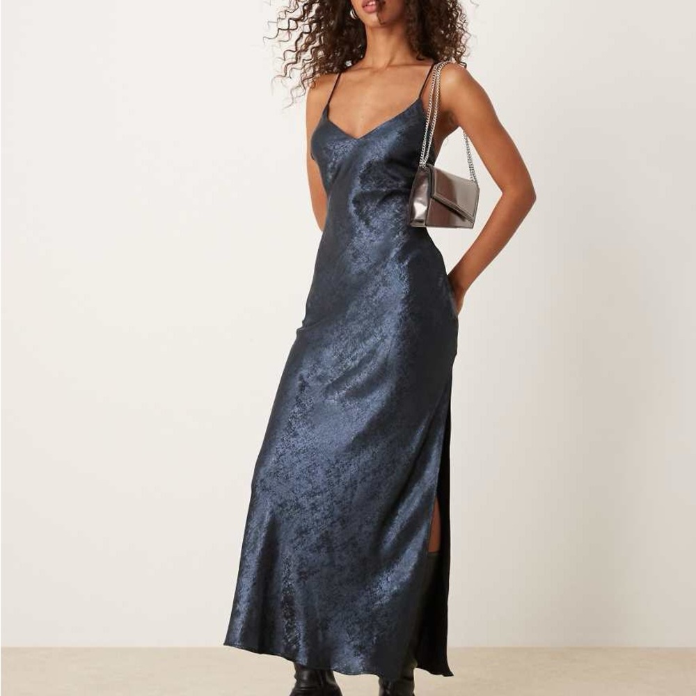 Miss Selfridge Midnight Blue Maxi Dress
